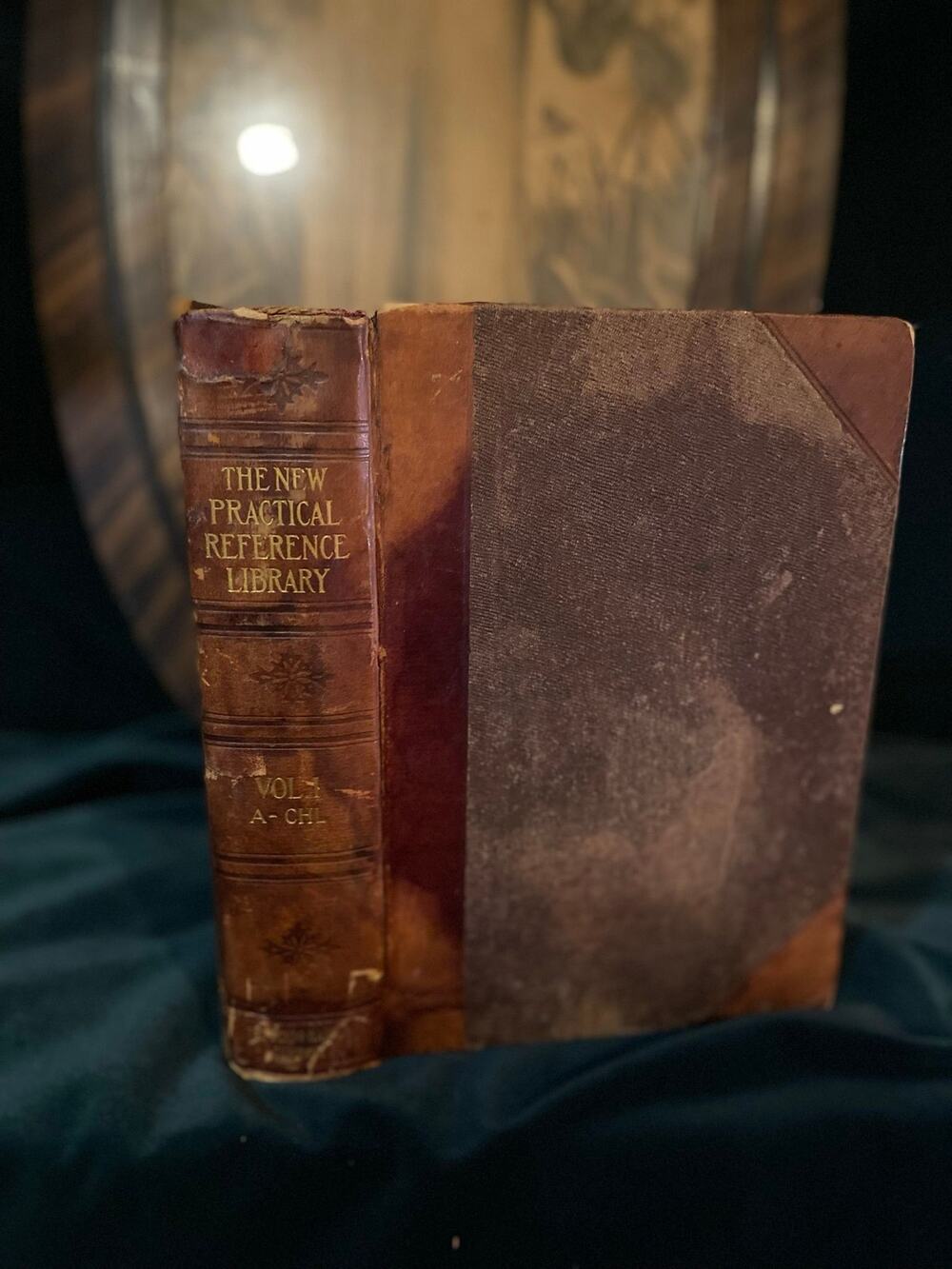 Antique 1907 New Practical Reference Library Vol 1 A-Chl Illustrated Book
